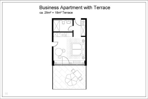 Apartment with Terrace and kitchenette (2 Adults)