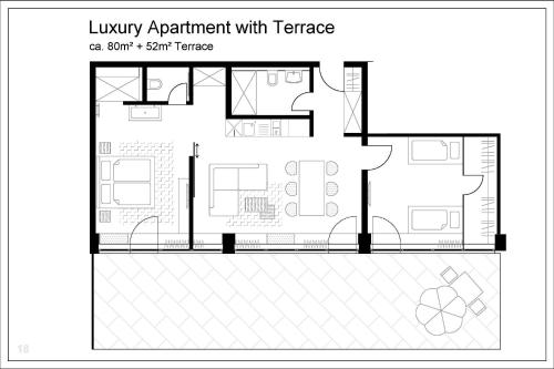 2 bedrooms, 4 beds