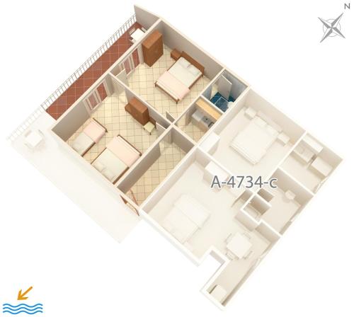 Apartment Podaca 4734b - image 5