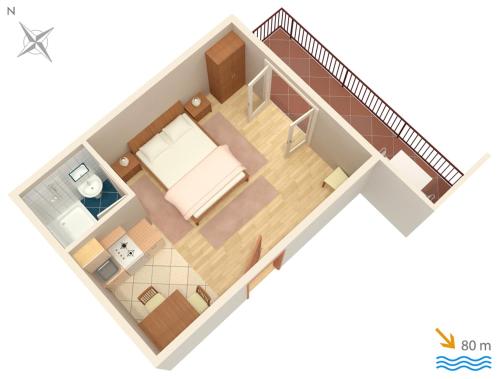 Apartments by the sea Brela Makarska - 2713 - image 2