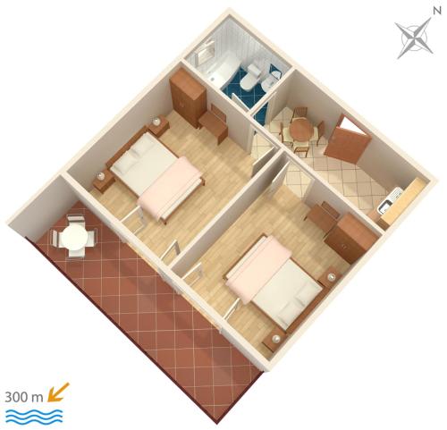 Apartment Brela 2717a - image 14