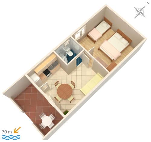 Apartments by the sea Pisak Omis - 2750 - image 9
