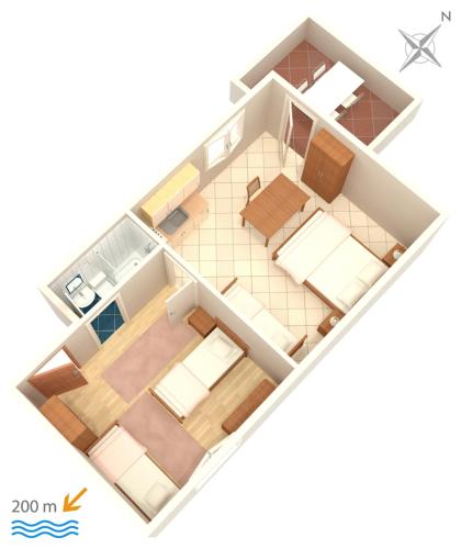 Apartments with a parking space Omis - 2745 - image 14