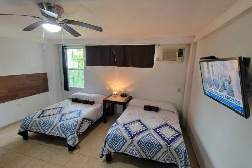 . DepaB privado, centrico,Wifi 80 mb ,aire acondicionado ,cocina, cochera techada,