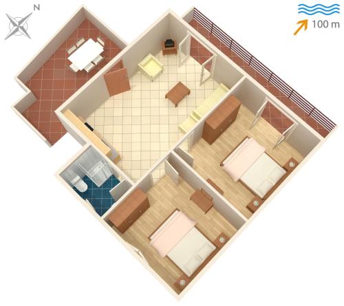 Apartments by the sea Arbanija Ciovo - 4320 - image 8