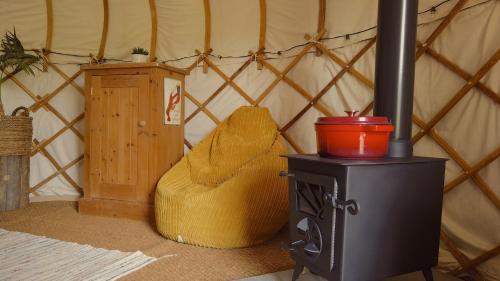 The Yurt at Worcesters Farm in Dunkirk