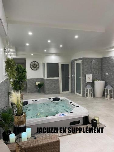 T2 Cosy Montpellier - Spa Privatif Jacuzzi Hammam Piscine Exterieure en Supplement near La Treille Grabelloise