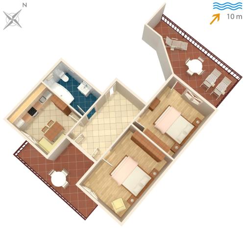 Family friendly seaside apartments Arbanija Ciovo - 5220 - image 10
