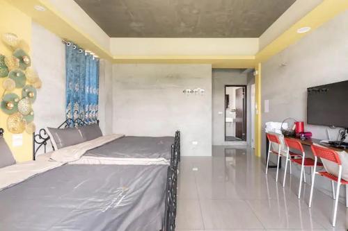 2 double beds