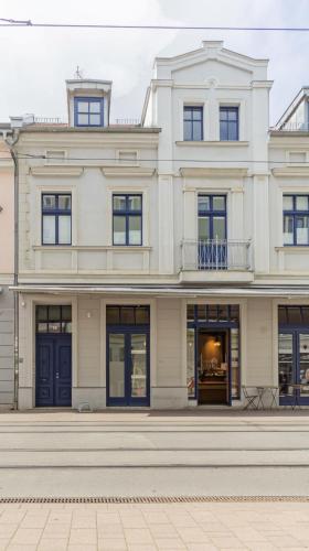 Uitzicht, modernes Apartment - zentral, ruhig, Wlan, Netflix, Küche, Schreibtisch, Parkplatz, Waschtrockner (modernes Apartment - zentral, ruhig, Wlan, Netflix, Kuche, Schreibtisch, Parkplatz, Waschtrockner) in Cottbus