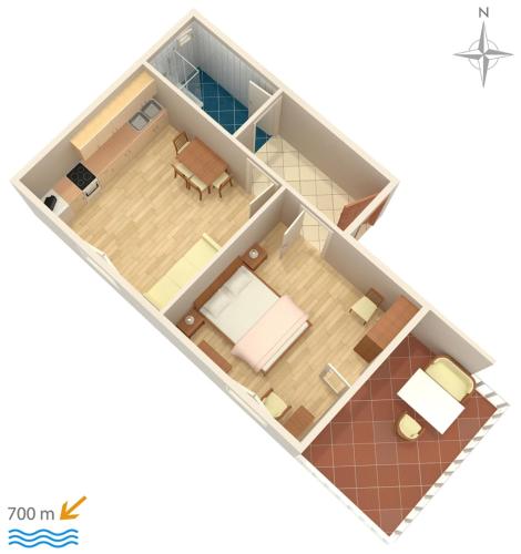 Apartments with a parking space Biograd na Moru Biograd - 5899 - image 7
