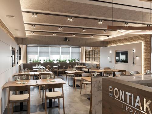 레스토랑, 본티아크 호텔 (Bontiak Hotel) in 키이브