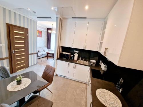 Kitchen, Spa Residence Carbona Aloe Lux Apartman Heviz in Hévíz