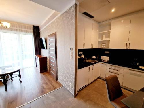 Kitchen, Spa Residence Carbona Aloe Lux Apartman Heviz in Hévíz