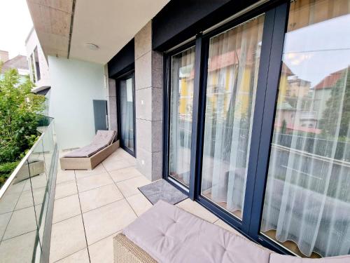 Balcony/terrace, Spa Residence Carbona Aloe Lux Apartman Heviz in Hévíz