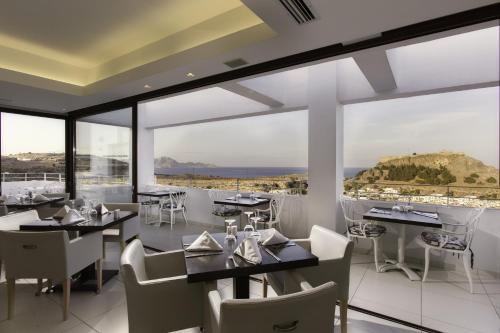 Restaurante, Lindos View Hotel in Lindos