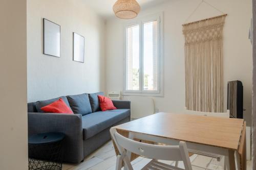 Duplex, vue mer, proche du centre ville, 4P - Location saisonnière - Toulon