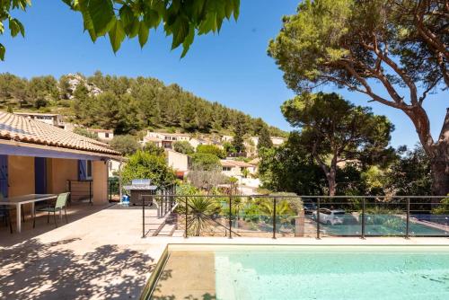 Maison de 4 chambres avec vue sur la ville piscine privee et jardin clos a Auriol