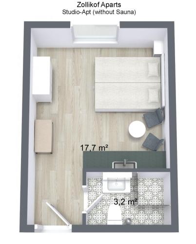 Studio Apartment (without sauna) image 1