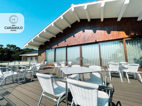 ห้องอาหาร, Inn Caramulo Hotel in ตอนเดลา