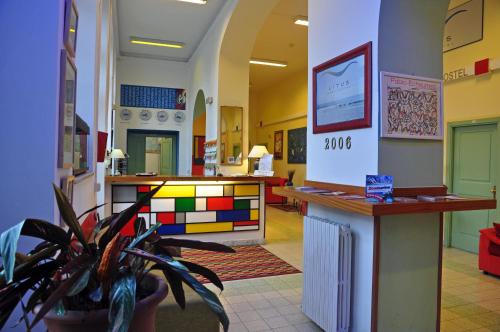 Lobby, Litus Roma Hostel in Rome