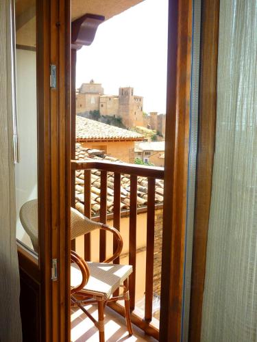 Habitación doble, vistas al castillo, balcón