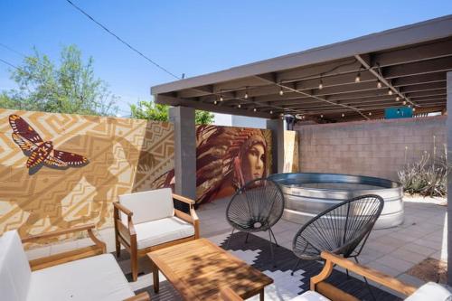 Historic Casa 3BR Vijeo with Cowboy Pool & Game Room