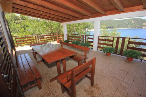 Balcony/terrace, Apartments by the sea Savar, Dugi otok - 8080 in Brbinj