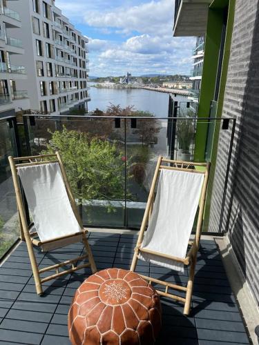 Exclusive apartment, sea view to Oslo fjord, located on water in Oslo center