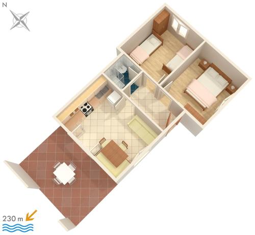 Apartments with a swimming pool Zrnovska Banja Korcula - 8335 - image 10