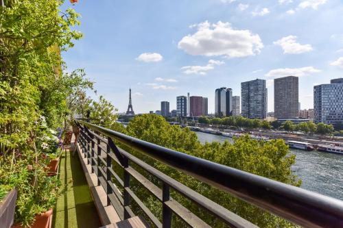 Eiffel Tower Mirabeau Bridge's Eagle sight - Location saisonnière - Paris