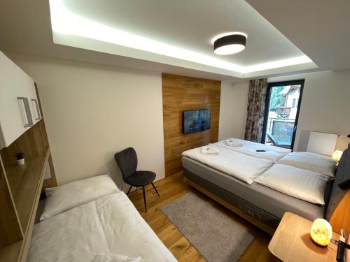 Luxusní apartmán GRAND v centru Harrachova se saunou, wallboxem EV, parkováním zdarma, Netflix a HBO, velkým balkonem a výhledem na Čertovu horu ,sjezdovku a skokanské můstky Luxusní apartmán GRAND v centru Harrachova se saunou, wallboxem EV, parkováním zdarma, Netflix a HBO, velkým balkonem a výhledem na Čertovu horu ,sjezdovku a skokanské můstky