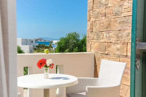 陽台/露台, Plaka I Hotel in 普拉卡海灘