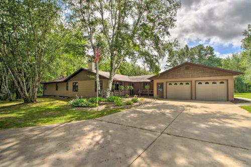 Spacious Verndale Home with Backyard Fire Pit!