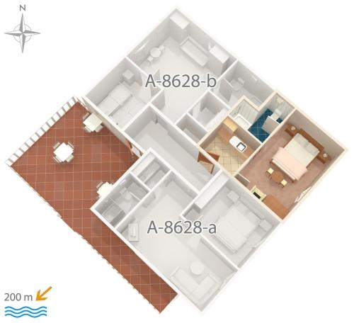 Apartments with a parking space Povlja Brac - 8628 - image 14