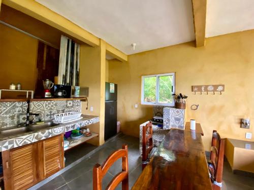 virtuve, Departamento con vista al mar, Wifi Starlink y AC en Playa San Agustinillo in San Agustinillo