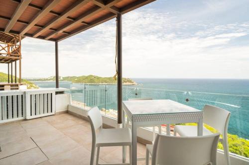 Balcony/terrace, Bello Departamento Veleros frente al mar in Brisas del Marques