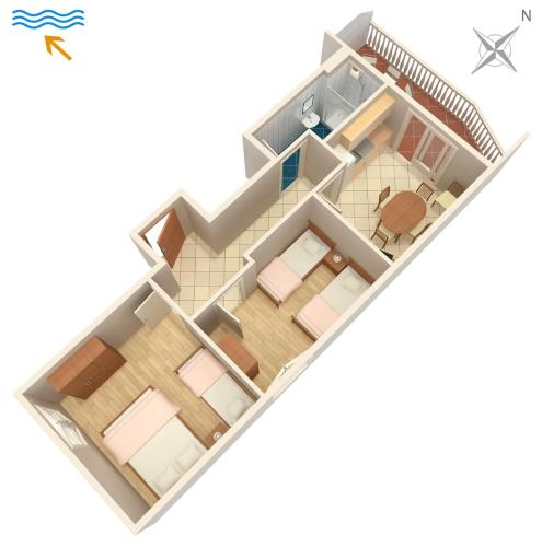 Apartments by the sea Marina Trogir - 9035 - image 11