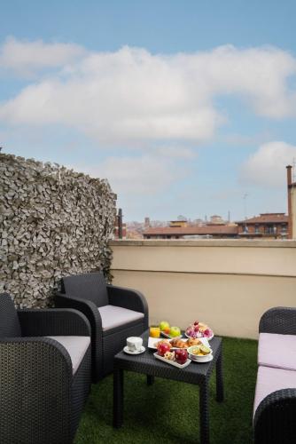 Balcony/terrace, Hotel Re Enzo in Saragozza