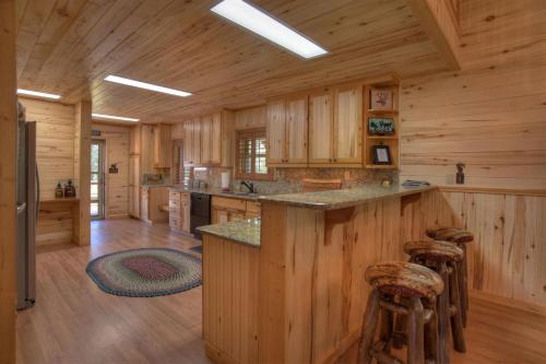 Rustic A Cabin detail