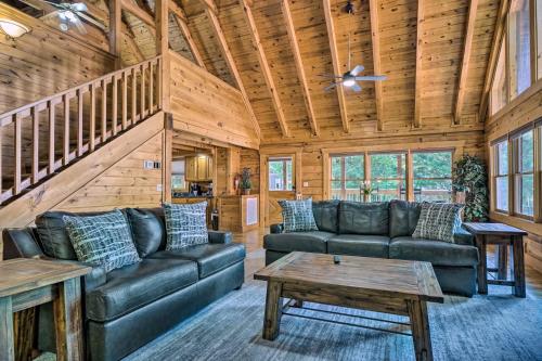 Family Cabin with Decks and Pool Access!