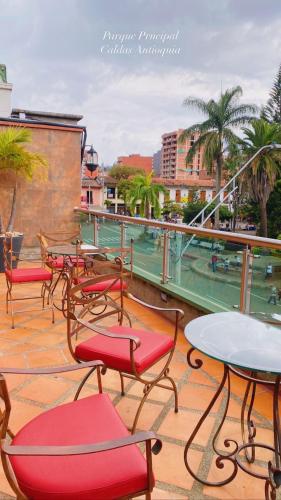 Balkons/terase, Hotel Plaza Garibaldi in Caldas (Antioquia)