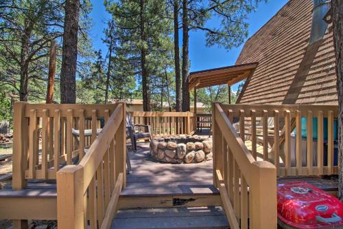 Cozy A-Frame Cabin in Overgaard Pets Welcome