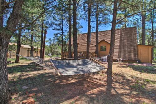 Cozy A-Frame Cabin in Overgaard Pets Welcome