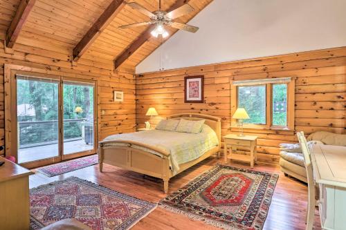 Tree-Lined Cruso Cabin with Game Room and Mtn Views! Tree-Lined Cruso Cabin with Game Room and Mtn Views!