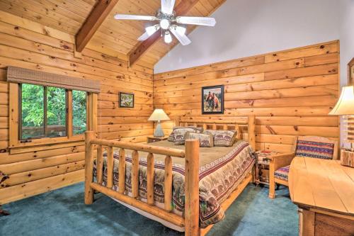 Tree-Lined Cruso Cabin with Game Room and Mtn Views! Tree-Lined Cruso Cabin with Game Room and Mtn Views!