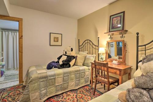 Tree-Lined Cruso Cabin with Game Room and Mtn Views! Tree-Lined Cruso Cabin with Game Room and Mtn Views!