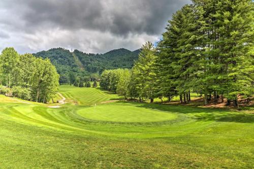 Tree-Lined Cruso Cabin with Game Room and Mtn Views! Tree-Lined Cruso Cabin with Game Room and Mtn Views!