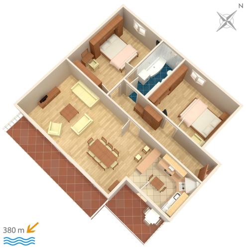 Apartments with parking space Makarska - 9696 - image 3