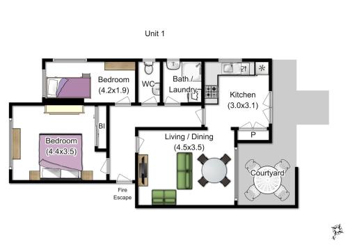 Rose Court Apartments "Astera"